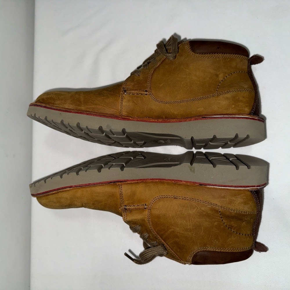 Clarks Vargo Mid Leather Boots – Men’s 10.5M (Dark Tan) - Picture 5 of 8